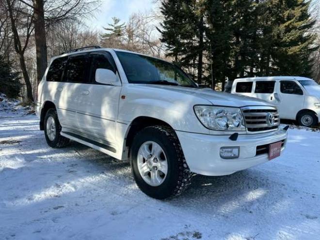 ランドクルーザー100 4.2 VXリミテッド ディーゼルターボ 4WD　エンジンスターター　ETC 純正アルミ　純正ナビ　電動シート　シートヒーター　コンソールクーラーBOX　バックカメラ　パワステ　パワーウィンドウ　クルーズコントロール　ABS 4200