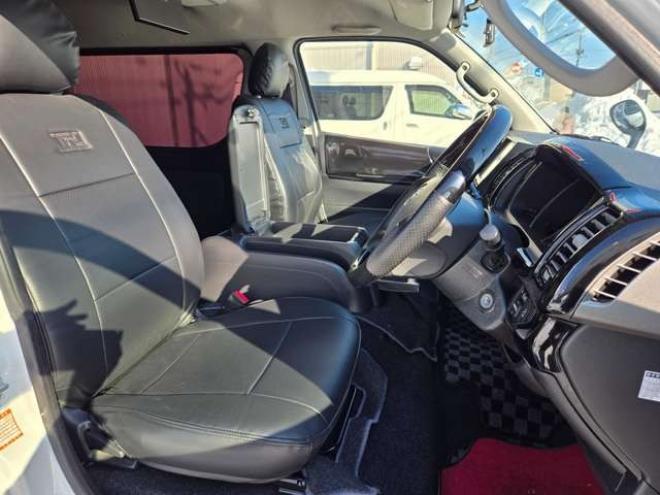 ハイエース2.7 GL ロング ミドルルーフ 4WD　寒冷地仕様　パワスラ　リアヒーター&クーラー　キーレス　アルパイン8インチメモリナビ　フルセグTV　Bluetooth　CD/DVD　フリップダウンモニター　バックカメラ　ドライブレコーダー　ETC　エンジンスターター 2700