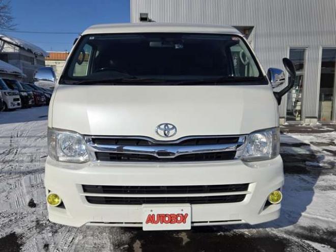 ハイエース2.7 GL ロング ミドルルーフ 4WD　寒冷地仕様　パワスラ　リアヒーター&クーラー　キーレス　アルパイン8インチメモリナビ　フルセグTV　Bluetooth　CD/DVD　フリップダウンモニター　バックカメラ　ドライブレコーダー　ETC　エンジンスターター 2700