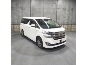 ヴェルファイアハイブリッド　V 本州車寒冷地仕様 ナビTVバックカメラ 両側パワースライドドア ワンオーナー パワーバックドア フリップダウンモニター 7人乗 車検新規2年 保証付！ 4WD 2500 5Dr