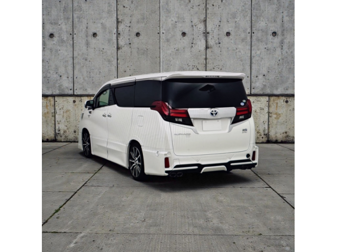 アルファードハイブリッドSR 本州車寒冷地仕様 ナビTVバックカメラ TRDフルエアロ 両側パワースライドドア パワーバックドア 社外19インチアルミタイヤ ツインサンルーフ ドラレコ 車検新規2年 保証付！  4WD 2500 5Dr