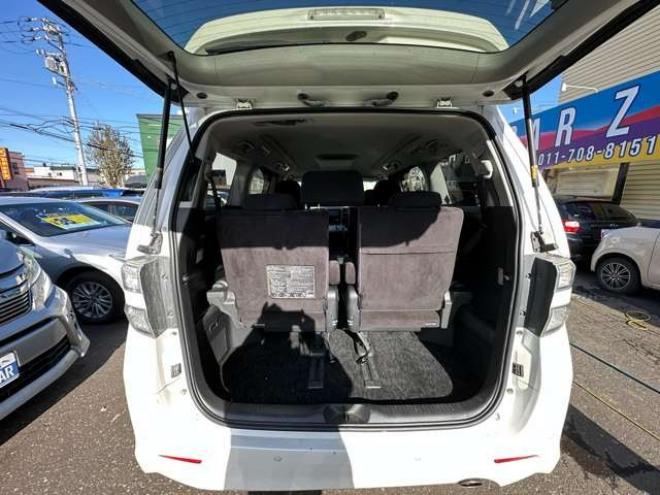 ヴェルファイア2.4 Z プラチナセレクションII 4WD　HDDナビ　ワンセグ　両側パワースライドドア　パワーバックドア　コーナーセンサー　横滑り防止装置　ビルトインETC 社外アルミホイール夏　バックモニター　社外エンジンスターター　プッシュスタート 2400