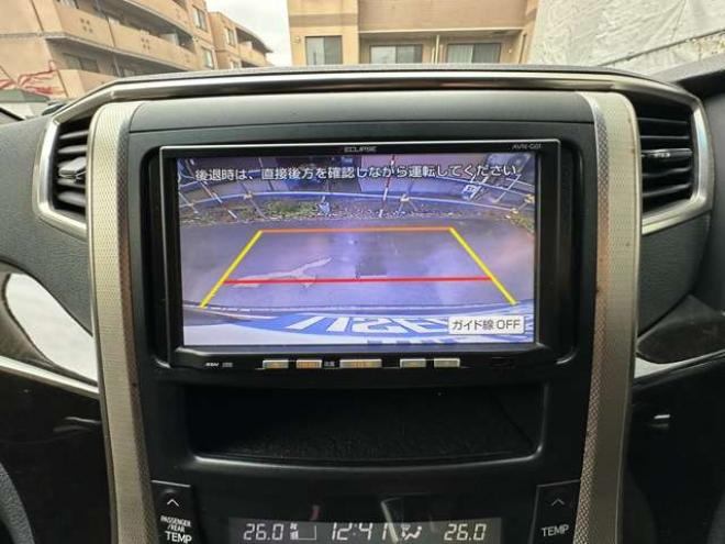 ヴェルファイア2.4 Z プラチナセレクションII タイプゴールド 4WD　寒冷地仕様　両側パワースライドドア　ALPINEフリップダウンモニター　ナビ　地デジ　ビルトインETC　コーナーセンサー　横滑り防止装置　パワーバックドア　社外アルミホイール夏　バックモニター 2400