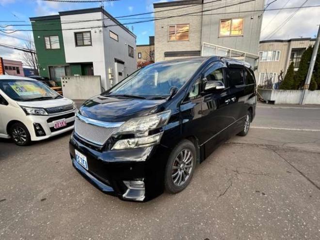 ヴェルファイア2.4 Z 4WD　両側パワースライドドア　ナビ　横滑り防止装置　コーナーセンサー　ビルトインETC　社外17インチアルミホイール冬　　バックモニター　プッシュスタート 2400