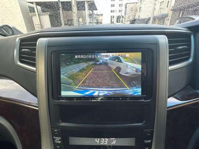 ヴェルファイア2.4 Z 4WD　両側パワースライドドア　寒冷地仕様　社外ナビ　ワンセグTV ETC　横滑り防止装置　コーナーセンサー　プッシュスタート　パワーバックドア　純正18インチアルミホイール夏　社外アルミホイール冬　バックカメラ 2400