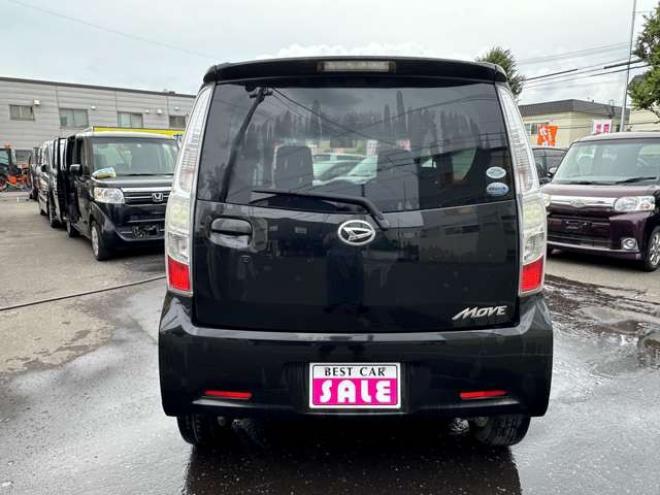 ムーヴカスタム X 4WD　社外CDオーディオ　純正アルミホイール夏　プッシュスタート　キーレスキー 660