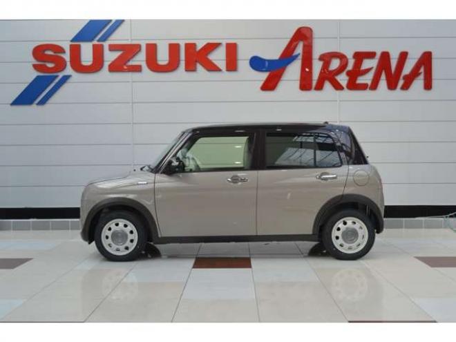 ラパンLC 660 ハイブリッド X 4WD　ハイブリット4WD全方位モニタ用カメラパッケージセーフティサポート搭載スズキコネクト対応機装着車ハイビームアシストLEDライト横滑り防止装置シートヒーター 登録済未使用車 660