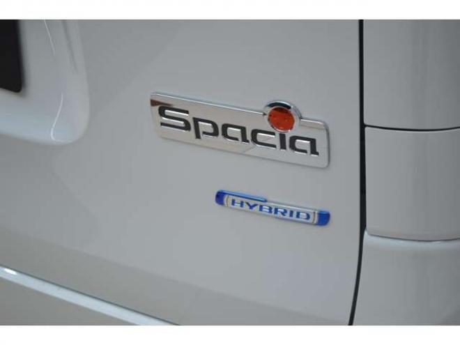スペーシアハイブリッド X 4WD　レンタアップ車ハイブリッド4WDセーフティサポート搭載デュアルカメラブレーキサポート後退時ブレーキサポート両側オートスライドドア7インチワイドナビTVバックカメラETCハイビームアシスト 660