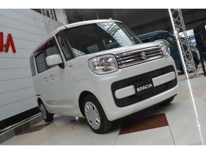 スペーシアハイブリッド X 4WD　レンタアップ車ハイブリッド4WDセーフティサポート搭載デュアルカメラブレーキサポート後退時ブレーキサポート両側オートスライドドア7インチワイドナビTVバックカメラETCハイビームアシスト 660