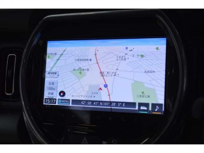 ハスラーJスタイル 4WD　ワンオーナー特別仕様車ハイブリッド4WDセーフティサポート搭載アイドリングストップ全方位モニター付9インチナビTVバックカメラハイビームアシストLEDライト 660