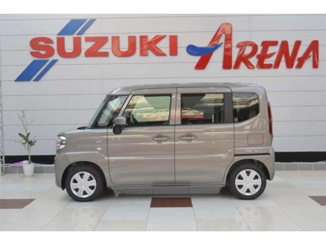 スペーシアハイブリッド X 4WD　全方位モニタ-ナビセーフティSコネクト対応ハイブリット4WDセーフティサポート搭載アイドリングストップ横滑り防止装置ハイビームアシストLEDライト両側オートスライドドアパーキングセンサー 登録済未使用車 660