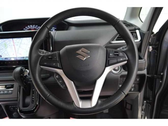 ソリオ1.2 バンディット ハイブリッド MV 4WD　ワンオーナーハイブリット車セーフティサポート搭載アイドリングストップ横滑り防止装置アダプティブクルーズコントロール全方位モニター付9インチナビTVバックカメラ両側オートスライドドアLEDライトETC 1200