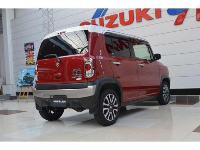 ハスラーJ 4WD　ワンオーナー車Sエネチャージ4WDブラックインテリアパッケージ純正7インチワイドナビTVバックカメラセーフティサポート搭載ハーフレザーシートLEDライト 660