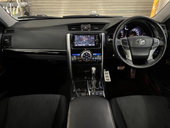 マークX寒冷地仕様　禁煙車　純正エンジンスターター　前後ドライブレコーダー　トヨタセーフティセンス　純正ナビ　フルセグ地デジ　ＤＶＤ再生　Ｂｌｕｅｔｏｏｔｈオーディオ　バックカメラ　純正ＬＥＤヘッドライト 4WD 2500 4Dr