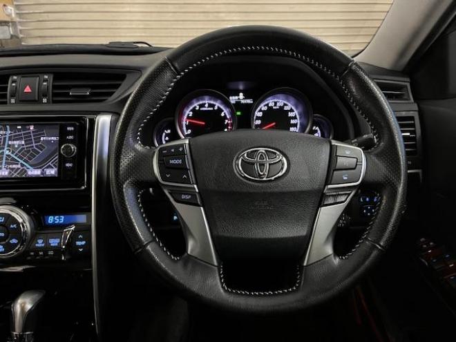 マークX寒冷地仕様　禁煙車　純正エンジンスターター　前後ドライブレコーダー　トヨタセーフティセンス　純正ナビ　フルセグ地デジ　ＤＶＤ再生　Ｂｌｕｅｔｏｏｔｈオーディオ　バックカメラ　純正ＬＥＤヘッドライト 4WD 2500 4Dr