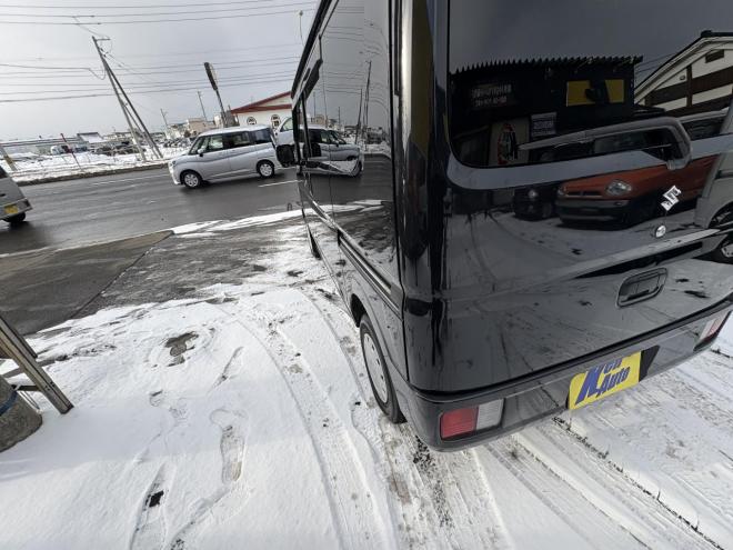 エブリィEVERY VAN 4WD JION TURBO一家に一台軽パコ　TURBO 寒冷地仕様　2検付　リアヒーター　Bluetoothフルセグナビ　キーレス　リビルトエンジン交換済　エンジンオイル交換　オイルエレメント交換　atf交換　スタットレス付 4WD 660 ５Dr