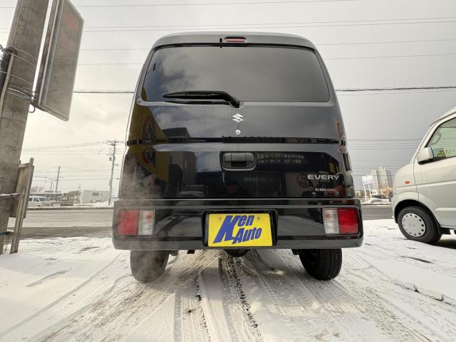 エブリィEVERY VAN 4WD JION TURBO一家に一台軽パコ　TURBO 寒冷地仕様　2検付　リアヒーター　Bluetoothフルセグナビ　キーレス　リビルトエンジン交換済　エンジンオイル交換　オイルエレメント交換　atf交換　スタットレス付 4WD 660 ５Dr