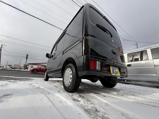 エブリィEVERY VAN 4WD JION TURBO一家に一台軽パコ　TURBO 寒冷地仕様　2検付　リアヒーター　Bluetoothフルセグナビ　キーレス　リビルトエンジン交換済　エンジンオイル交換　オイルエレメント交換　atf交換　スタットレス付 4WD 660 ５Dr