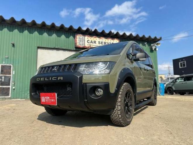 デリカD：5 2.2 D パワーパッケージ ディーゼルターボ 4WD　リフトUP/サイドガード/両側パワスラ/ETC 2300