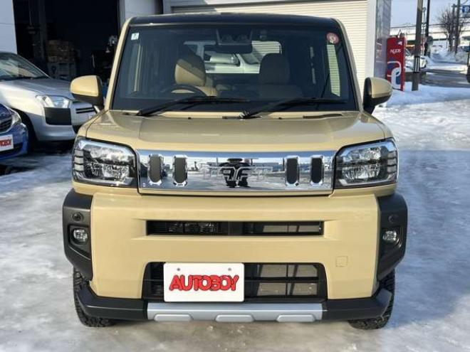 タフトGターボ クロム ベンチャー 4WD　スマートアシストプッシュスタート　エンジンスターター　純正オプションナビ　Bluetooth シートヒーター　追従クルコン　クラッツィオシートカバー　サンルーフ　ドライブレコーダー　新品ジオランダーマッドタイヤ 660