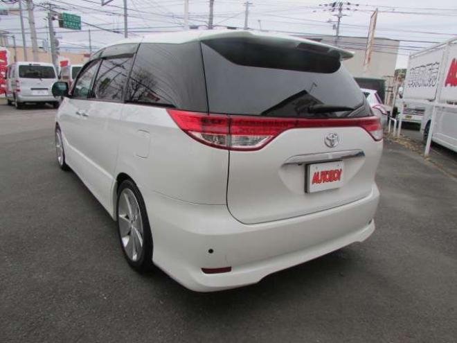 エスティマ2.4 アエラス 4WD　両側パワースライドドア/コーナーセンサー/キセノンヘッドライト/LEDフォグ/クルーズコントロール/ETC/ 2400