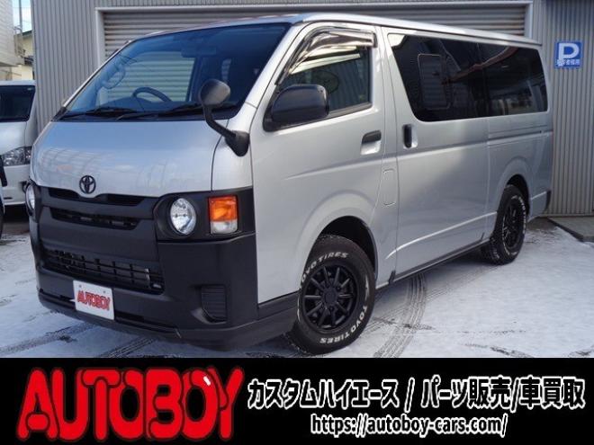 ハイエースバン2.8 DX ロング ディーゼルターボ 4WD　寒冷地仕様　415COBRA　丸目クラシックヘッドライトキット　SAFARIフロントリップスポイラー　16インチアルミ&トーヨーH30　リアヒーター　リアエアコン 2800