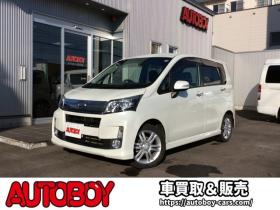 ムーヴ　カスタム RS SA 4WD　プッシュスタート　スマートキー　エンスタ　本革巻きステアリング　電動格納ミラー　フロントフォグ　ETC　横滑り防止　衝突被害軽減　アイドリングストップ　純正ナビ　フルセグTV　HDMI入出力対応　Bluetooth 660