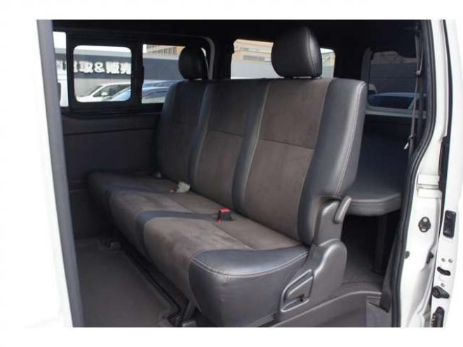 ハイエースバン2.8 スーパーGL ダークプライムII ロングボディ ディーゼルターボ 4WD　ESSEXバージョン　FスポイラーVer3&サイドライナー&リアライナー　ESSEX　ENCD17インチAW　ヨコハマPARADA17インチ　ESSEX3Dフロアマット　ハーフレザーシート　プッシュスタート　スマートキー　リアヒーター 2800