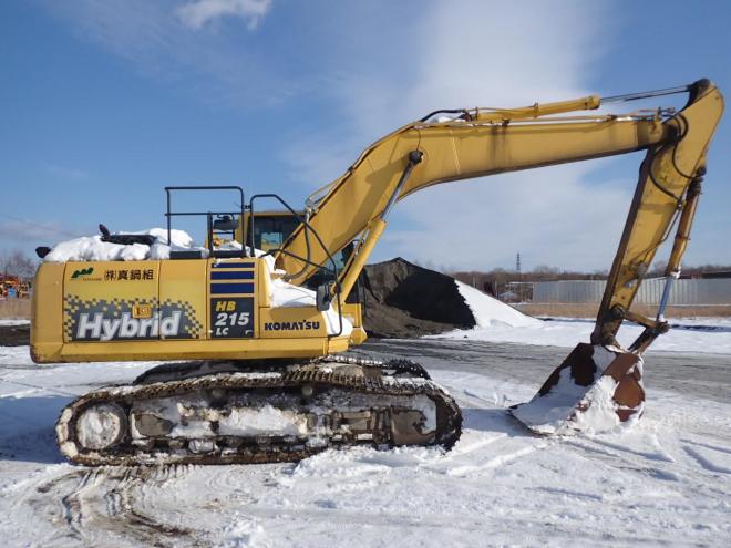 バックホーHB215LC-2　苫小牧ヤード