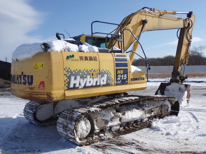 バックホーHB215LC-2　苫小牧ヤード
