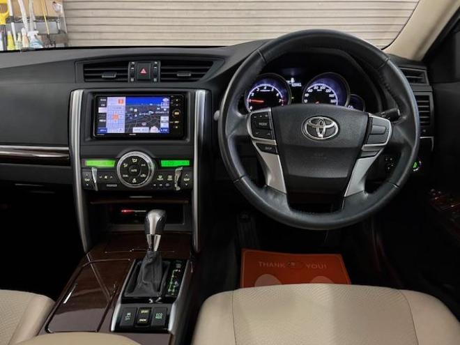 マークX２５０Ｇ　Ｆｏｕｒ　本州仕入　禁煙車　純正１６インチＡＷ　スタッドレスタイヤ付　イクリプスナビ　地デジ　バックカメラ　純正ＨＩＤヘッドライト　エコ＆スノー＆スポーツモード　横滑り防止装置　ＰＵＳＨスタート　スマートキー 4WD 2500 4Dr