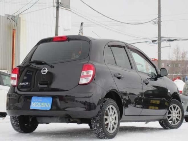 マーチ1.2 12X FOUR 4WD　切替式4WD プッシュスタート スマートキー エンジンスターター リア5面フイルム張り ルーフアンテナ 社外アルミ タイミングチェーン車 過去整備記録簿 1200