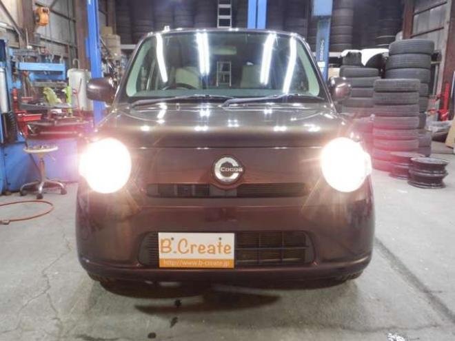 ミラココアL 4WD　ナビ・TV・B/T・Bカメラ・社外エンスタ・車検新規2年・リア修復済み・キーレスキー・エコアイイドル・ライトレベライザー・ベンチシート 660