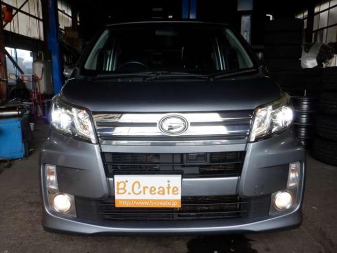 ムーヴカスタム X リミテッド SA 4WD　ナビ・TV・Bカメラ・衝突軽減・Aストップ・USB・社外14インチAW・衝突軽減ブレーキ・アイドリングストップ・LEDヘッドライト・フォグランプ 660