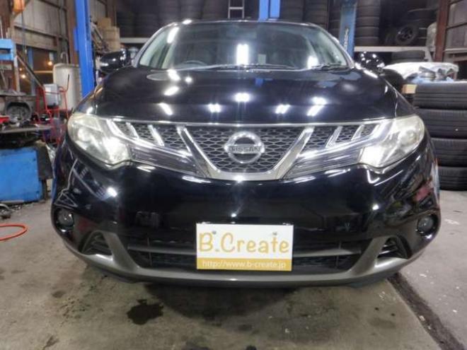 ムラーノ2.5 250XV FOUR 4WD　本州仕入・後期型・メーカーナビ・TV・Bカメラ・サイドカメラ・B/T・革シート・インテリキー・プッシュスタート・ETC・前席パワーシート・クルコン・HID・シートヒーター・フォグランプ・BOSEサウンド 2500