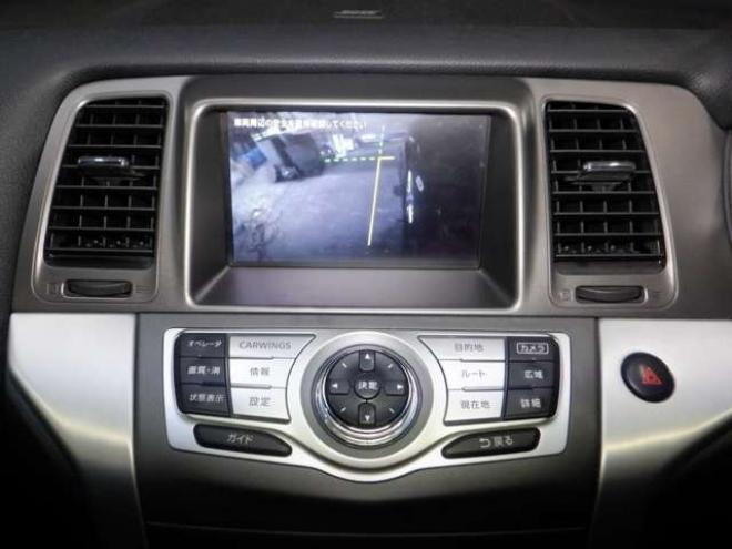 ムラーノ2.5 250XV FOUR 4WD　本州仕入・後期型・メーカーナビ・TV・Bカメラ・サイドカメラ・B/T・革シート・インテリキー・プッシュスタート・ETC・前席パワーシート・クルコン・HID・シートヒーター・フォグランプ・BOSEサウンド 2500