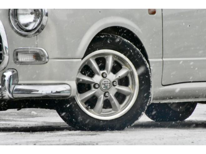 ミラジーノ４ＷＤ　本州仕入　５ＭＴ　後期・最終型　チョコブラウンシートカバー　フェンダーミラー