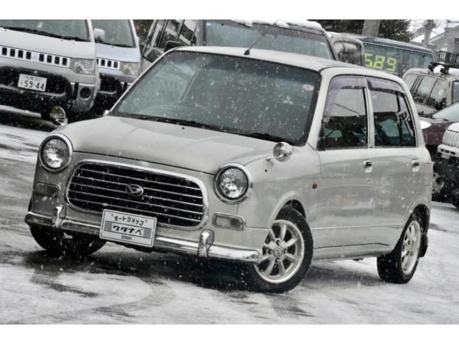 ミラジーノ４ＷＤ　本州仕入　５ＭＴ　後期・最終型　チョコブラウンシートカバー　フェンダーミラー