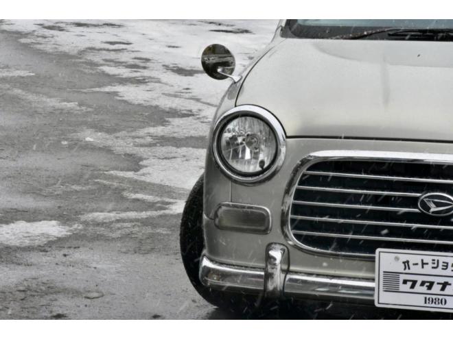 ミラジーノ４ＷＤ　本州仕入　５ＭＴ　後期・最終型　チョコブラウンシートカバー　フェンダーミラー