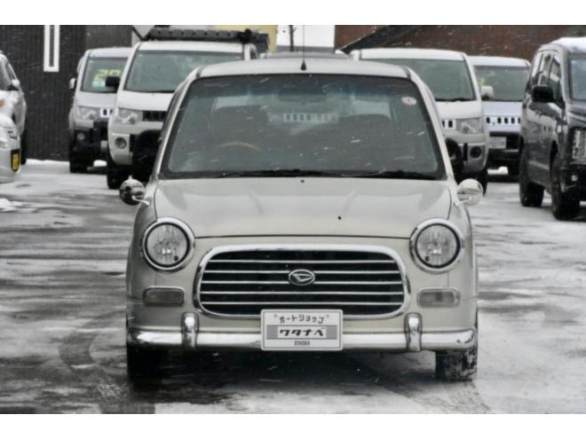 ミラジーノ４ＷＤ　本州仕入　５ＭＴ　後期・最終型　チョコブラウンシートカバー　フェンダーミラー