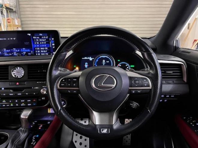 レクサスＲＸ４５０ｈ　Ｆスポーツ　本州仕入　寒冷地仕様　禁煙車　電動サンルーフ　純正２０インチＡＷ　社外１８ＡＷ＋スタッドレスタイヤ付　純正レザーシート　純正ナビ　地デジ　Ｂｌｕｅｔｏｏｔｈ　シートヒーター＆クーラー　前後ドラレコ 4WD 3500 5Dr