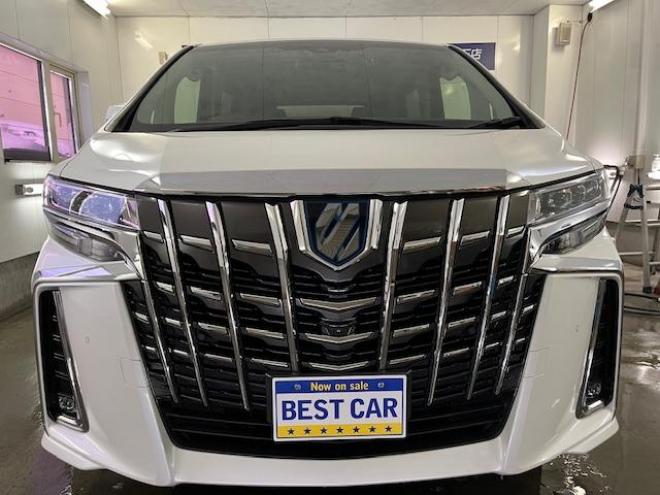 アルファードハイブリッドＳＲ　本州仕入　寒冷地仕様　禁煙車　純正ブラックレザーシート　純正１７インチＡＷ　社外１６ＡＷ＋スタッドレスタイヤ付　純正ナビ　地デジ　Ｂｌｕｅｔｏｏｔｈオーディオ　純正リアフリップダウンモニター　ＥＴＣ 4WD 2500 5Dr