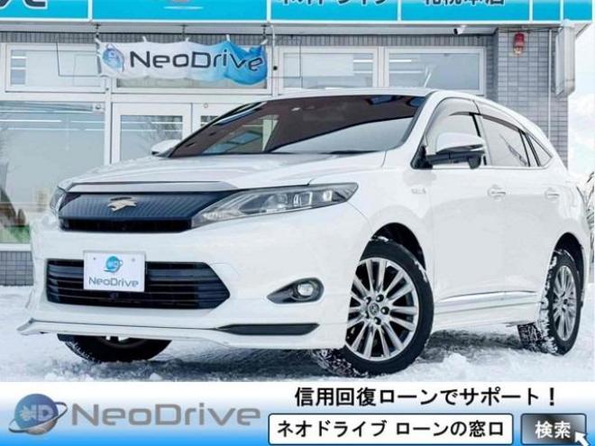 ハリアーハイブリッド2.5ハイブリッドE-Fourプレミアム 4WD ローンが不安な方＜優遇ローン＞  本州仕入　フルエアロ　SDナビTV　バックカメラ　4WD 