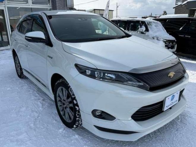 ハリアーハイブリッド2.5ハイブリッドE-Fourプレミアム 4WD ローンが不安な方＜優遇ローン＞  本州仕入　フルエアロ　SDナビTV　バックカメラ　4WD 