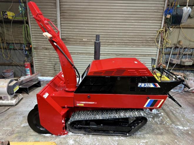 除雪機全塗装済！フジイ FSR1114DF 14馬力 中型ディーゼル 各種整備済