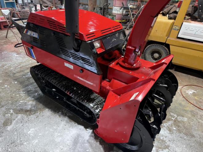 除雪機全塗装済！フジイ FSR1114DF 14馬力 中型ディーゼル 各種整備済