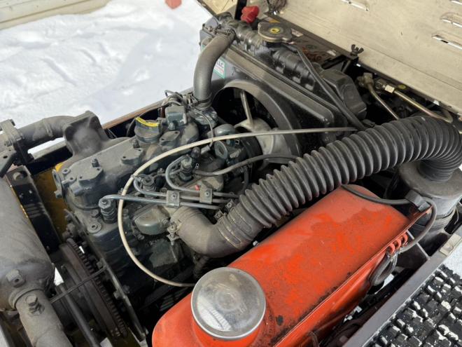 除雪機コバシ ST16-2 16馬力中型ディーゼル エンジン始動良好