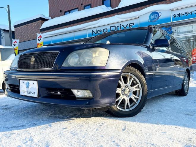 クラウンエステートエステート2.5アスリートFour 4WD 　ローンが不安な方＜優遇ローン＞ ユーザー買取車　社外HDDナビ　HID　ETC　ルーフレール　キーレス 4WD 2500 5Dr