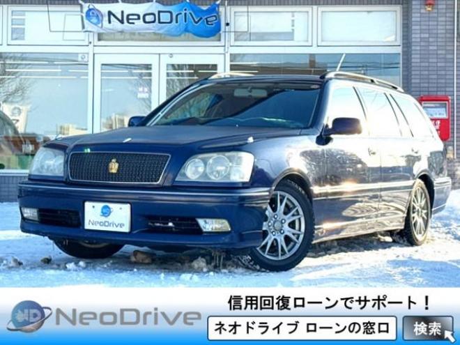 クラウンエステートエステート2.5アスリートFour 4WD 　ローンが不安な方＜優遇ローン＞ ユーザー買取車　社外HDDナビ　HID　ETC　ルーフレール　キーレス 4WD 2500 5Dr