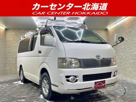 ハイエースバン　2.5ディーゼルT DXロング 4WD 5年保証 キャンピング ナビTV ETC 寒冷地仕様 禁煙 修復歴無